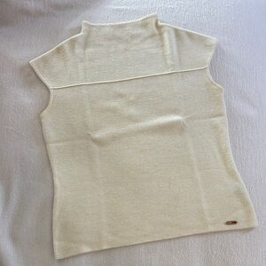 Tommy Hilfiger Cream Knit Top